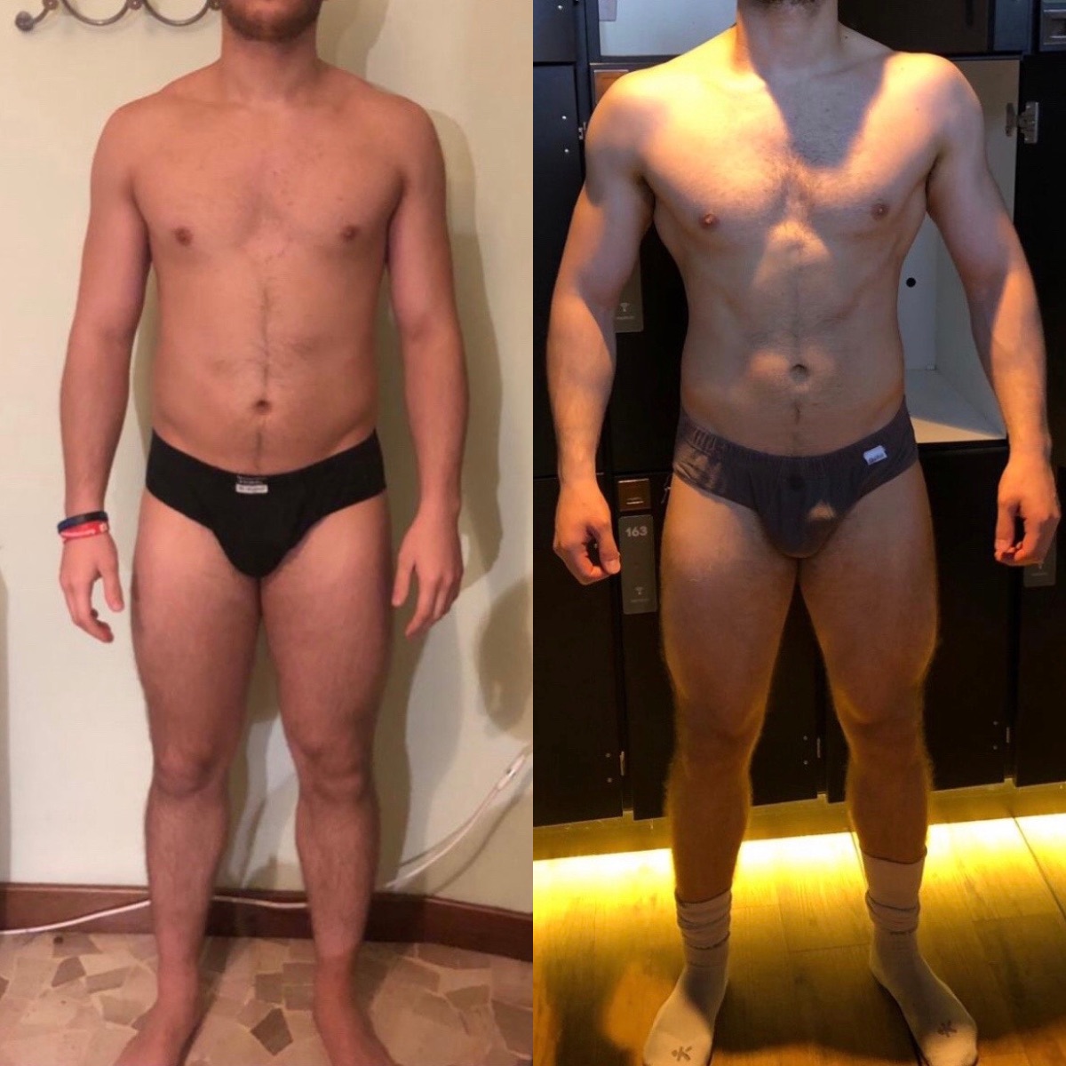 Client body transformation, before and after