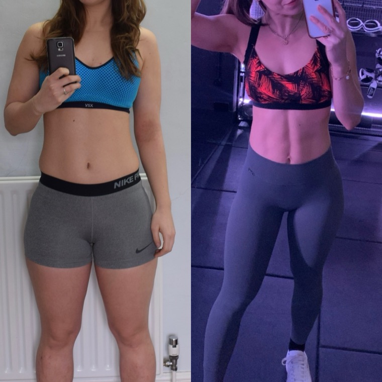 Client body transformation, before and after