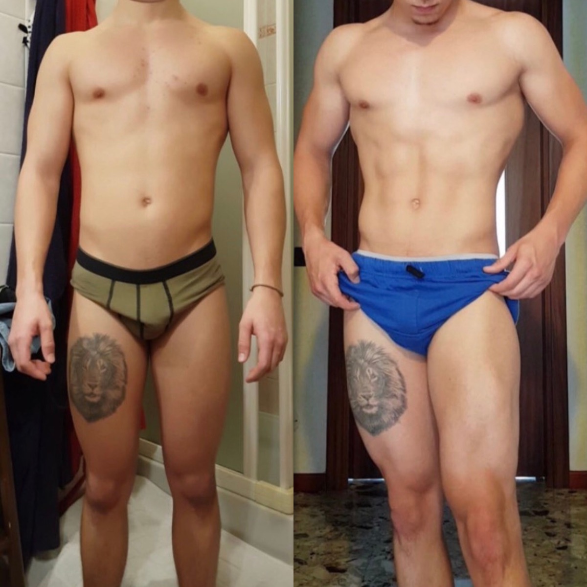 Client body transformation, before and after